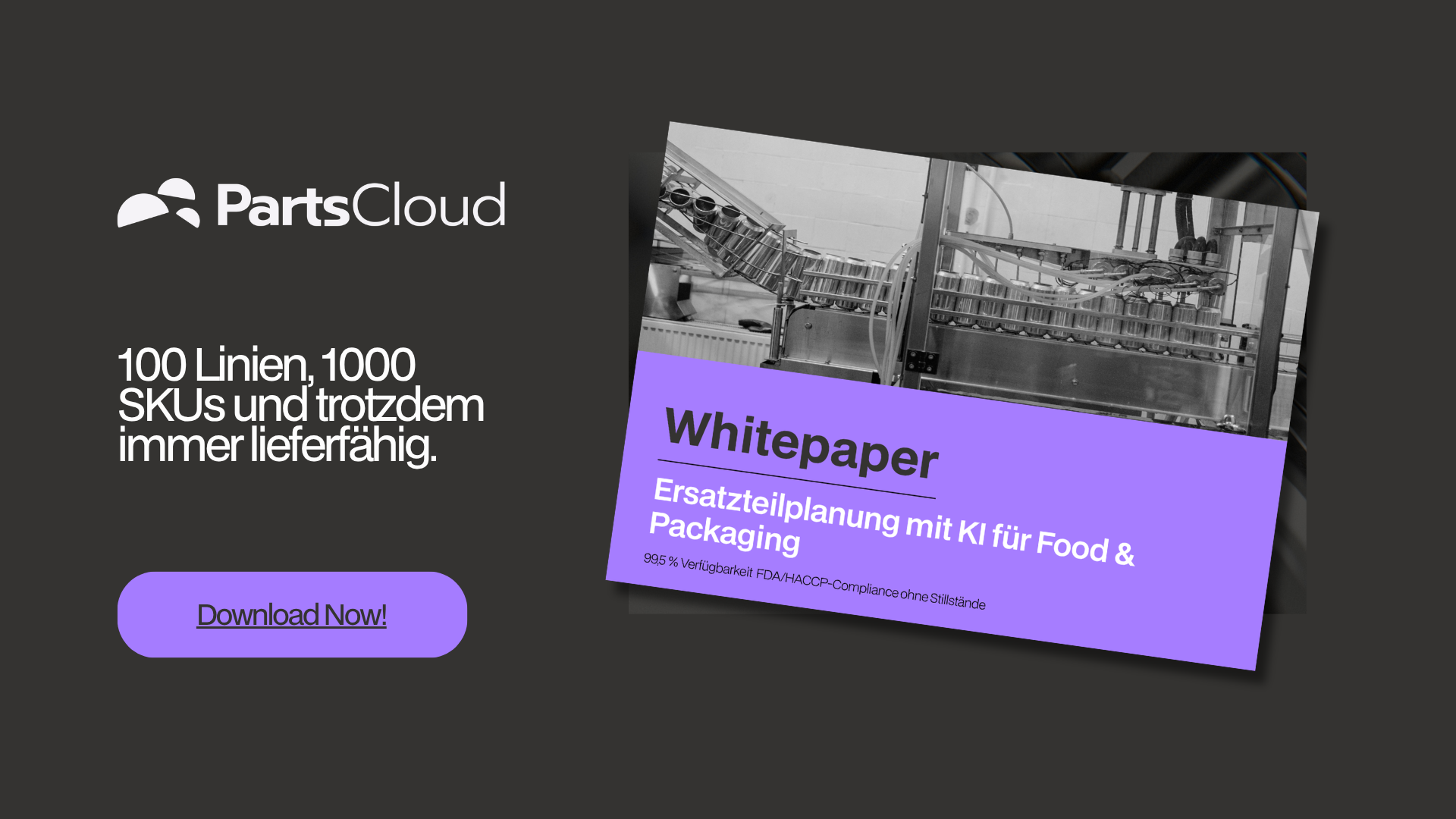 Whitepaper: Ersatzteilplanung mit KI für Food & Packaging